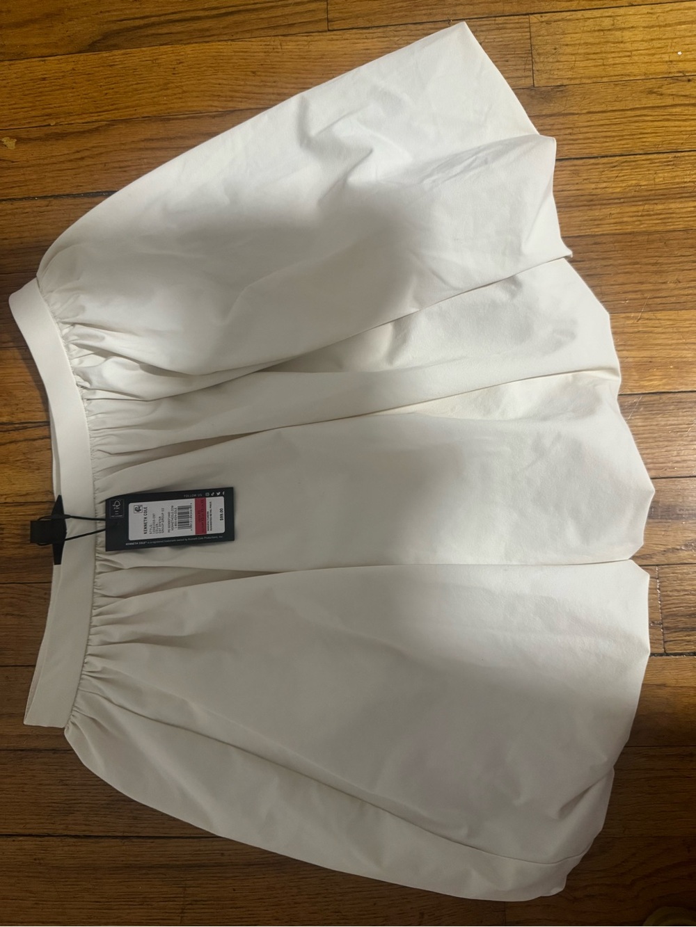 Kenneth Cole Cream Bubble Skirt